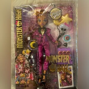 🆕 Monster High Monster Ball Clawdeen Wolf Doll